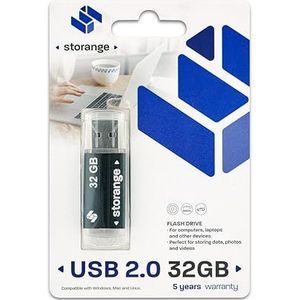 STORANGE USB-stick 32GB 2.0 basic zwart