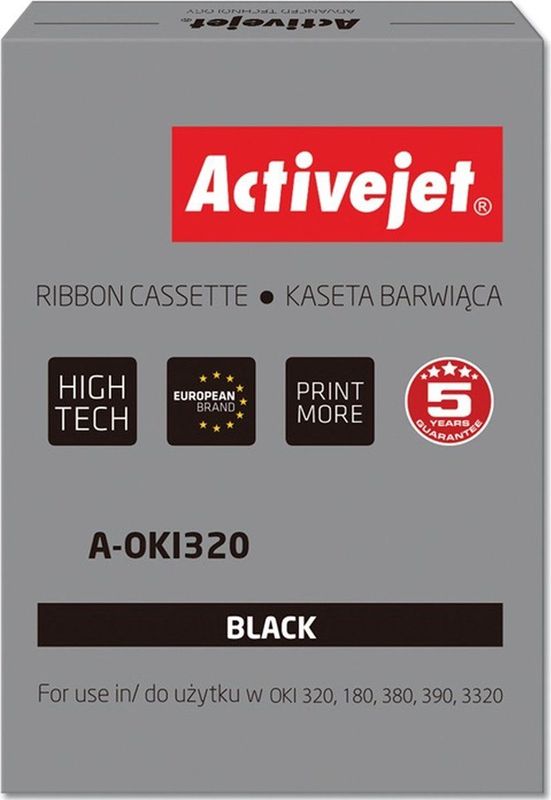 ActiveJet - A-OKI320 - Printerlint - Zwart - 100 Stuks