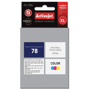 Activejet AH-78N inktcartridge 1 stuk(s) Compatibel Hoog (XL) rendement Cyaan, Magenta, Geel