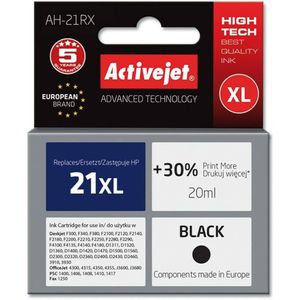Activejet AH-21RX inkt (vervanging HP 21XL C9351A, Premium, 20 ml, zwart)