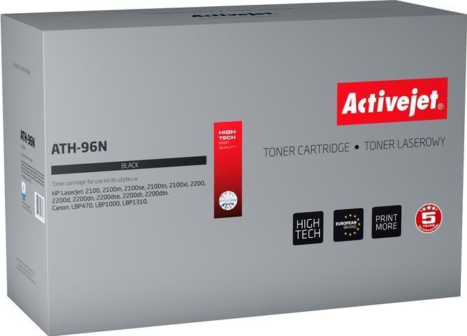 Activejet ATH-96N (vervanging HP 96A C4096A, Canon EP-32; Supreme; 5700 pagina's; zwart)