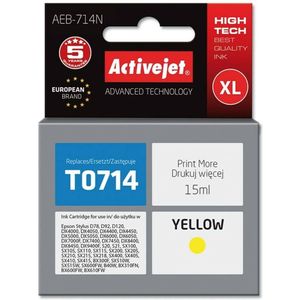 Activejet AEB-714N inkt (vervangt Epson T0714, T0894, T1004, Supreme, 15 ml, geel)