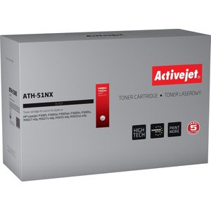 ActiveJet AT-51NX Toner voor HP-printer; HP 51X Q7551X vervanging; Opperste; 13500 pagina's; zwart.