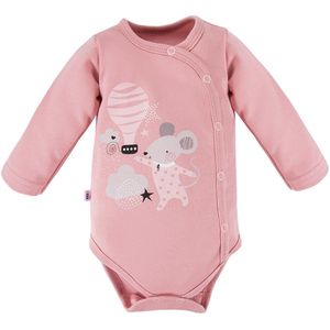 Eevi - Rompertje - Roze - Omslagromper - Lange Mouwen