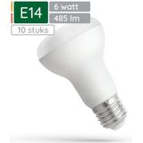 Spectrum - LED Reflectorlamp - Warm Wit - E14 - 6W - 230V - 485 Lumen - 10 Stuks