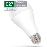 Spectrum - LED Lamp - Koud Wit - E27 - 15W - 1600 Lumen - 230V - 10 stuks