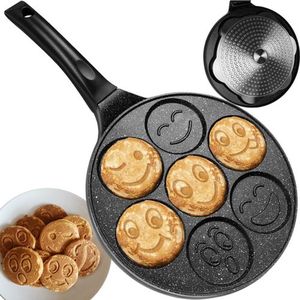 Ruhhy Vrolijke Eier- en Pannenkoekenpan 26 cm - Voor een Vrolijke Maaltijd