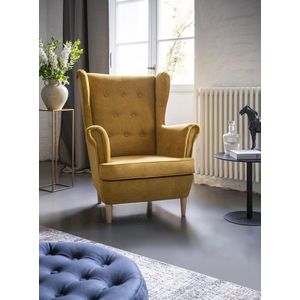 Aros Arf_05 - Fauteuil-  Relax stoel - Mosterd kleur