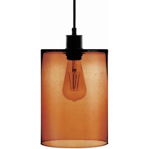 Solbika Lighting Hanglamp Soda cilinder glas amber Ø 18cm