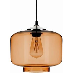 Solbika Lighting Hanglamp met glazen kap amber Ø 25cm