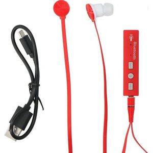 Grundig - in-ear koptelefoon met adapterem Bluetooth (rood)
