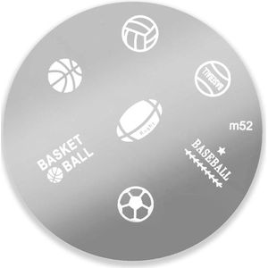 DRM Nail Art Stempelplaat #M52