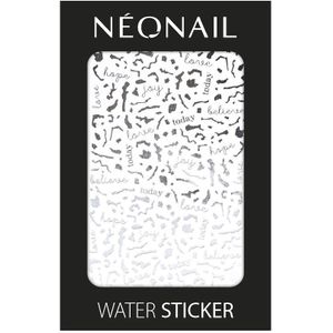 Waterstickers - Zilver - Elastisch - Onregelmatige Vormpjes