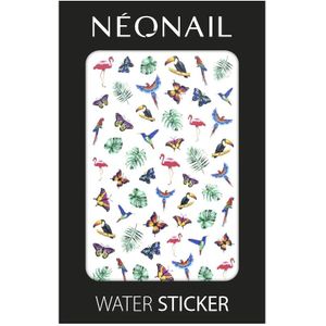 Waterstickers - Blauwgroen - Dun en Elastisch - Stickervel NN35