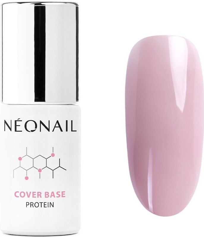 NEONAIL UV Nagellack - Base Coat Gel UV - Modeling Cover Base Protein Light Nude 7,2 ml - Unterlack Für Nägel Lack Gel