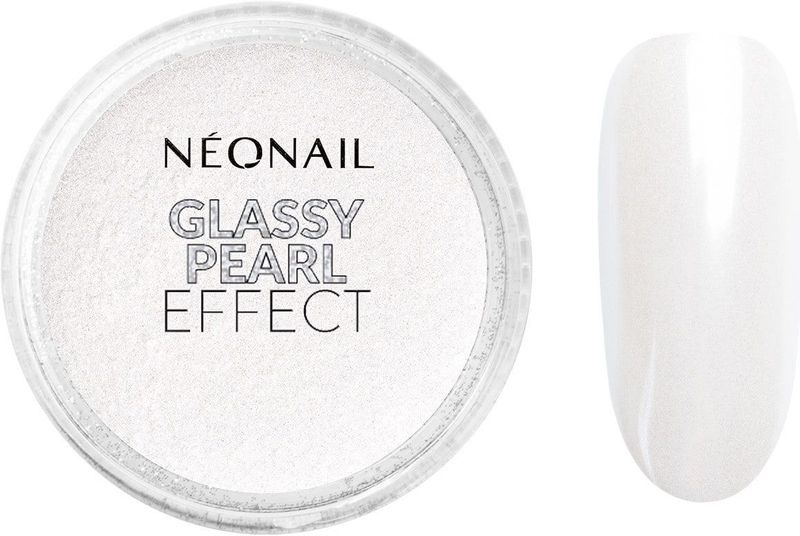 Neonail - Glassy Pearl Effect - Pigmentpoeder - Wit - Iriserend