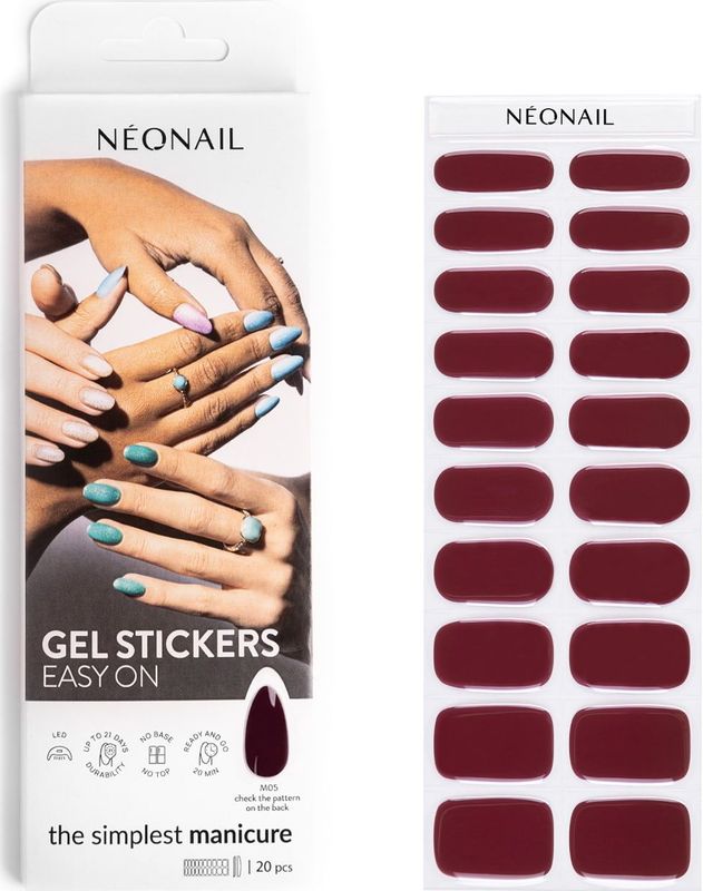 NEONAIL - Gel Stickers Easy On - Nagellak - M05 - Neon Kleur - Stickervorm
