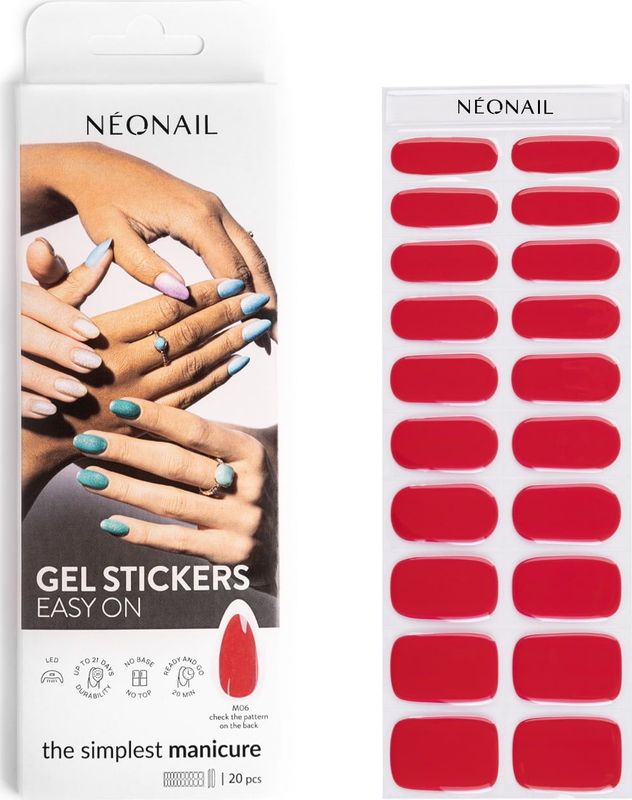 NEONAIL - Gel Stickers Easy On - Neon Gellak Stickers - Echte Gellak in Stickervorm