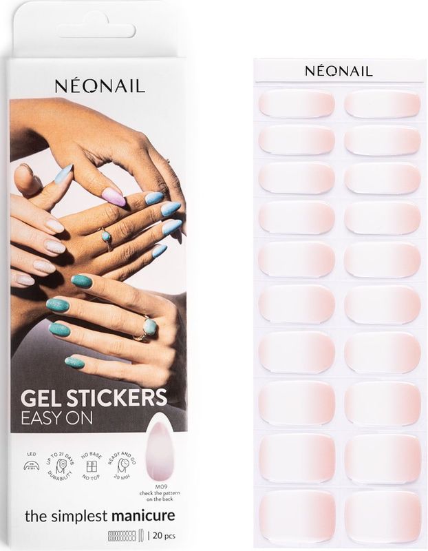 NEONAIL - Gel Stickers Easy On - Gellak Stickers - Neon Kleur - 10 Stuks
