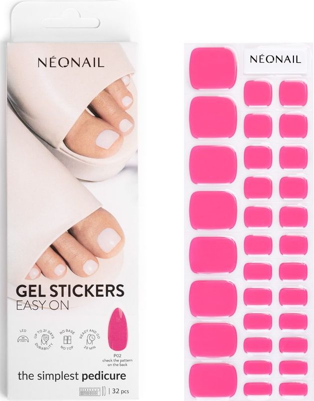 NEONAIL - Gel Stickers Easy On - Nagellak - P02 - Neon Kleur