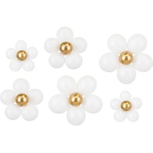 Ballonnen Set Bloemen 6st