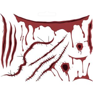 Tijdelijke Tattoos - Littekens - 13 Stuks - Papier