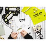 Gaming Party Uitnodigingen 16cm 6st