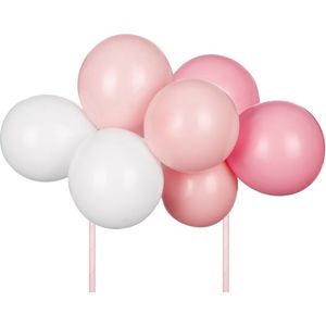 Taartdecoratie set Olifantjes, luchtballon en ballonnen met naam en le – Prints by Mi