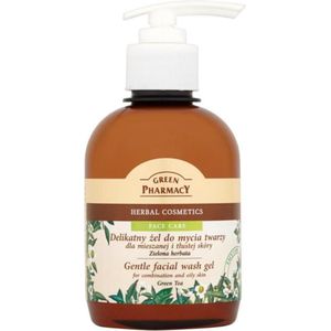 Green Pharmacy - Green Tea - Gezichtsreinigingsgel - 270 ml - Voor Gemengde en Vette Huid