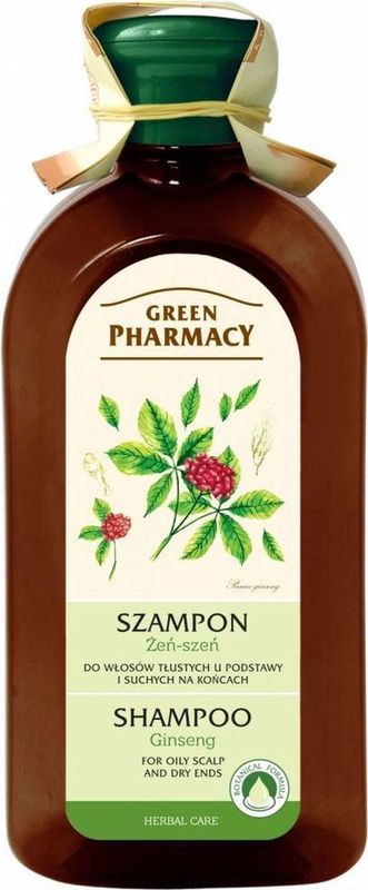 Green Pharmacy - Ginseng Shampoo - 350 ml - Voor Vrouwen