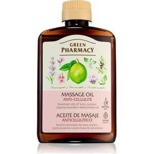 Elfa Pharm Green farmaceutische massage olie anti-cellulitis cypress, juniper, lavender en limoenolie 200ml