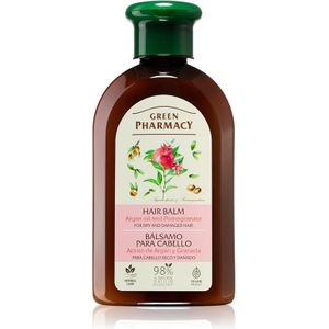 Green Pharmacy Argan Oil & Pomegranate Hair Balm Balsem voor Droog en Beschadigd Haar 300 ml