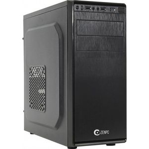 Zenpc Kantoor Obudowa O1 (ZEN.OFF.01.BK) (mATX, Mini-ITX, ATX), PC-behuizing, Zwart