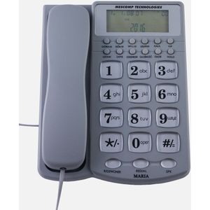 Mescomp vaste telefoon Maria MT 512 grijs
