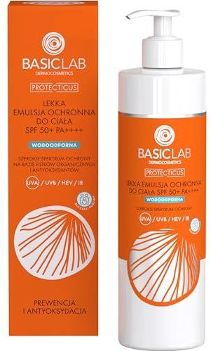 BasicLab Dermocosmetics Protecticus - Hydraterende Emulsie - SPF 50+ - Waterproof - 300 ml