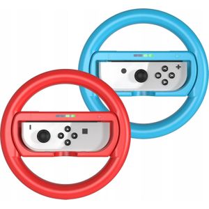 JYS 2x stuur + houder 2 in 1 voor Nintendo Switch OLED en Nintendo Switch