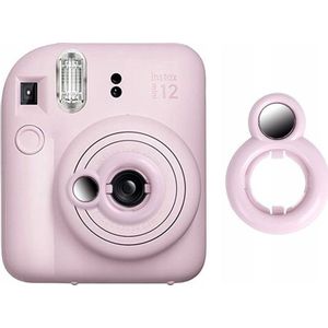 LoveInstant Lusterko dop voor Fuji Fujifilm Instax Mini 12 / roze
