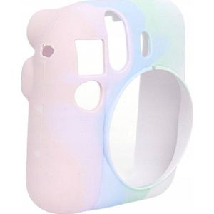 LoveInstant hoes tas Etui hoes Case voor Fujifilm Fuji Instax Mini 12 / siliconen / Pastelowe kleuren