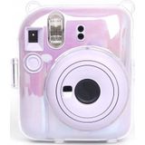 LoveInstant hoes tas Etui hoes Case voor FujiFilm INSTAX Mini 12 + Kieszeń na foto's / Przezroczysty - Mieniący