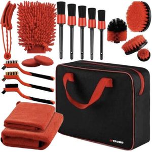 Xtrobb - Complete Auto Detailing Set - 19 Delen - Inclusief Opberg Etui