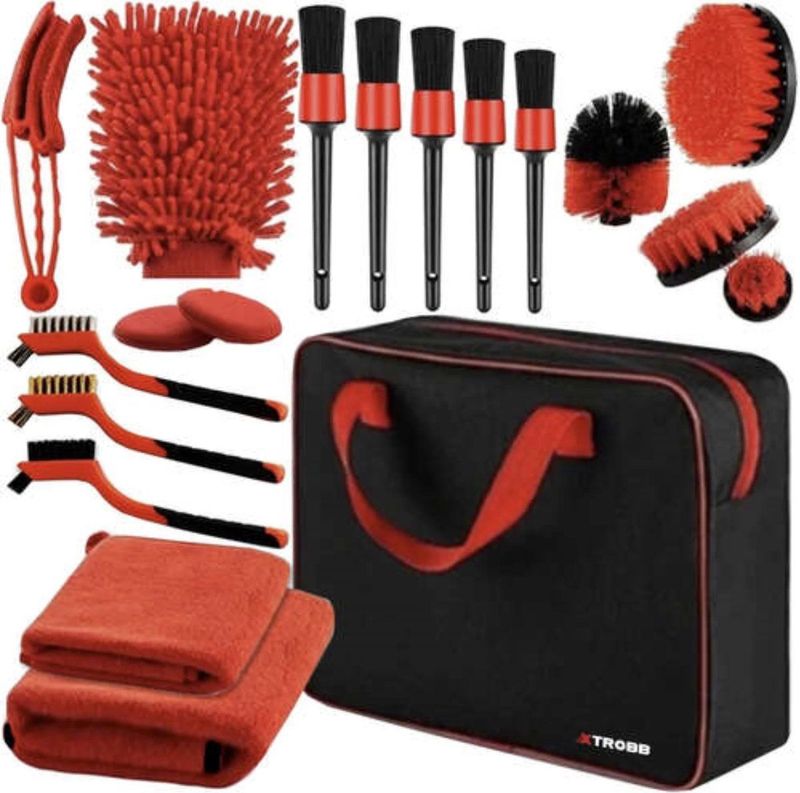 Xtrobb - Complete Auto Detailing Set - 19 Delen - Inclusief Opberg Etui
