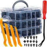 Xtrobb - Auto Clips Set - 620 Stuks - Universele Bevestigingsclips met Verwijdertools