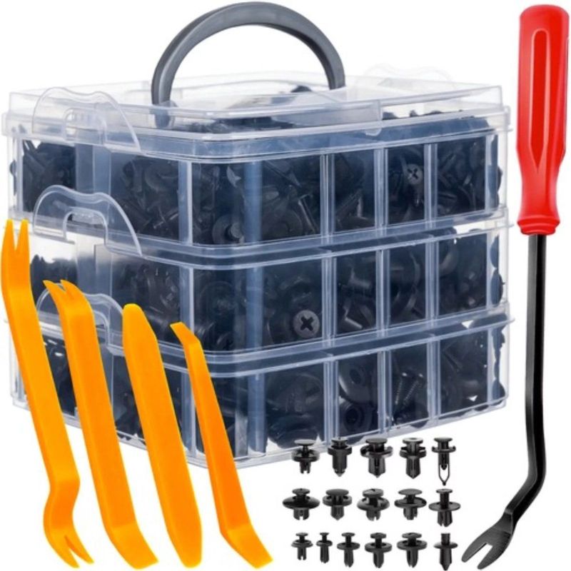 Xtrobb - Auto Clips Set - 620 Stuks - Universele Bevestigingsclips met Verwijdertools