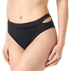 4F Bikini Bottom F026 Color Deep Black, maat S, Diepzwart, S