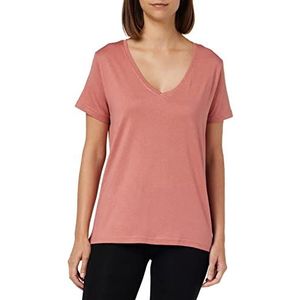 4F t-shirt dames, zalm koraal, XS