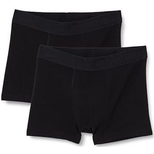 4F Boxer Shorts M027 (verpakking van 2) Deep Black Heren L, Diepzwart, L