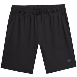 4F FNK M383 Deep Black M herenshorts, Diepzwart, M