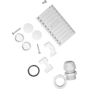 EMAT ledige kunststof wandverdeler IP44 met 1x CEE 5P 32A en 2x schuko 16A (85016001)