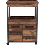 Barwagen  Home Bar ¦ holzfarben ¦ Maße (cm): B: 40 H: 88 Stühle > Barhocker & Tresen - Sconto