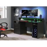 FORTE Gamingtafel Tezaur optioneel met rgb-verlichting